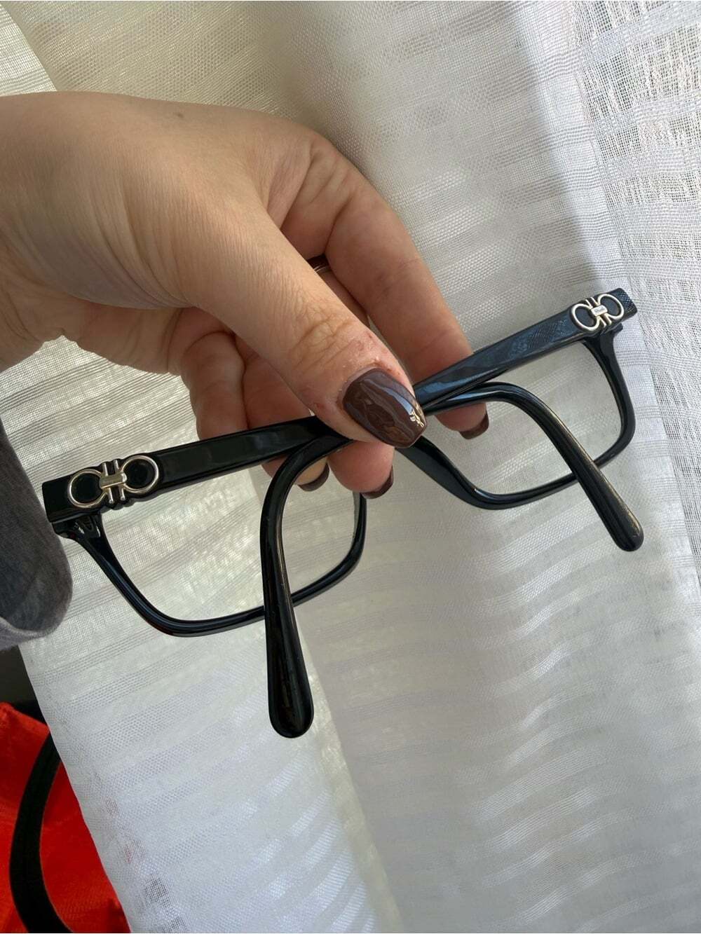 Salvatore Ferragamo Glossy Black Rectangular Eyeglasses SF2935 001 54 16 140 - Picture 7 of 7
